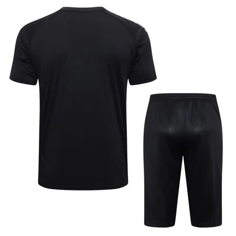 Deutsches 2024/25 Trainingsanzug + Kurze Hose - Schwarz