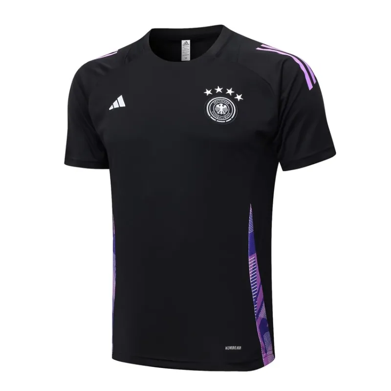 Deutsches 2024/25 Trainingsanzug + Kurze Hose - Schwarz