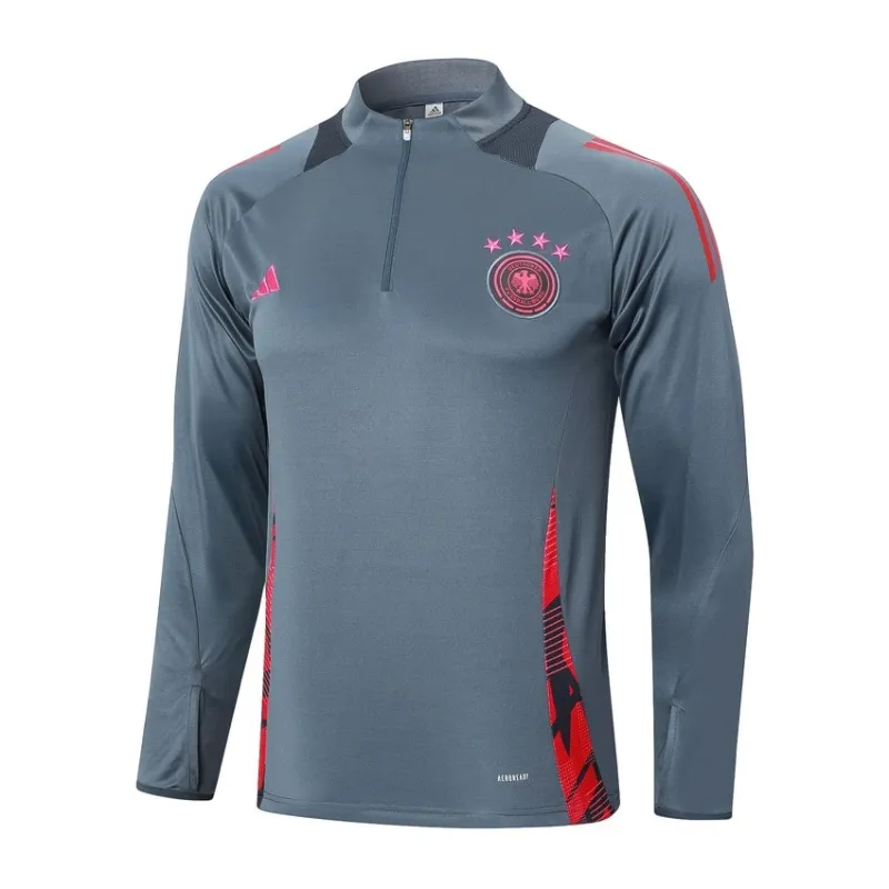 Ropa de deporte + pantalones de Alemania 2024/25 - Gris