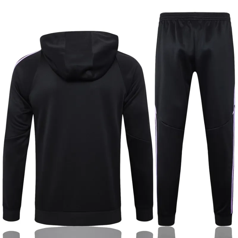 Germany's 2024/25 hooded sportswear + trousers - Black