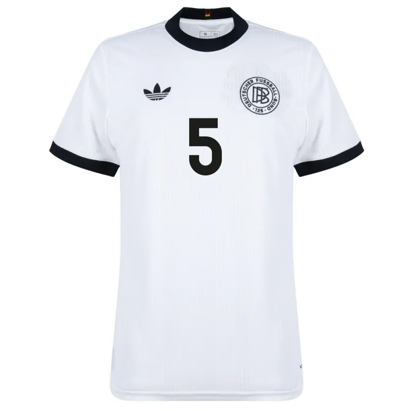 Beckenbauer Germany 125th Anniversary Jersey - Fan Version - White