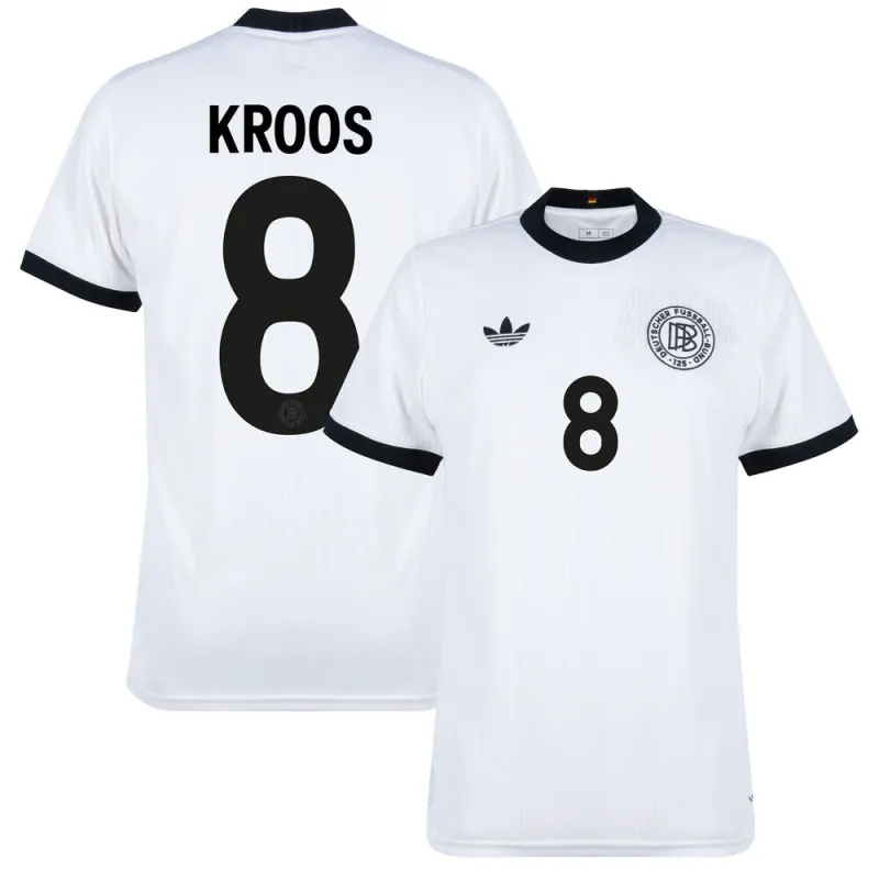 Kroos Germany 125th Anniversary Jersey - Fan Version - White