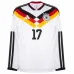 Germany WIRTZ 2026/27 Home Long Sleeve Jersey - White