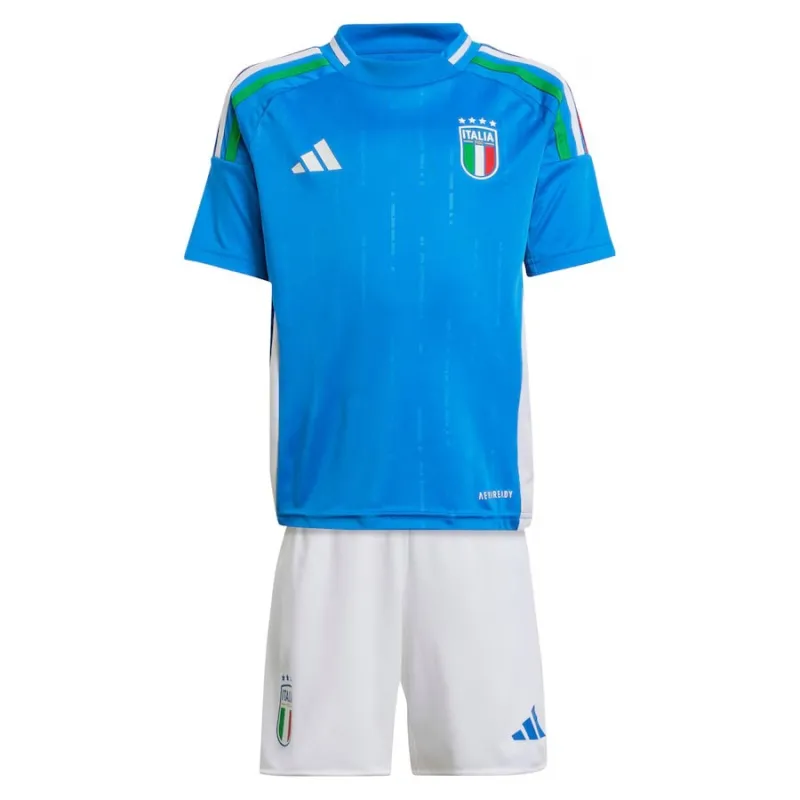 Italy's 2024/25 Home Children's Jersey Set - Blue