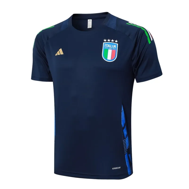 Italy's 2024/25 training suit + shorts - dark blue