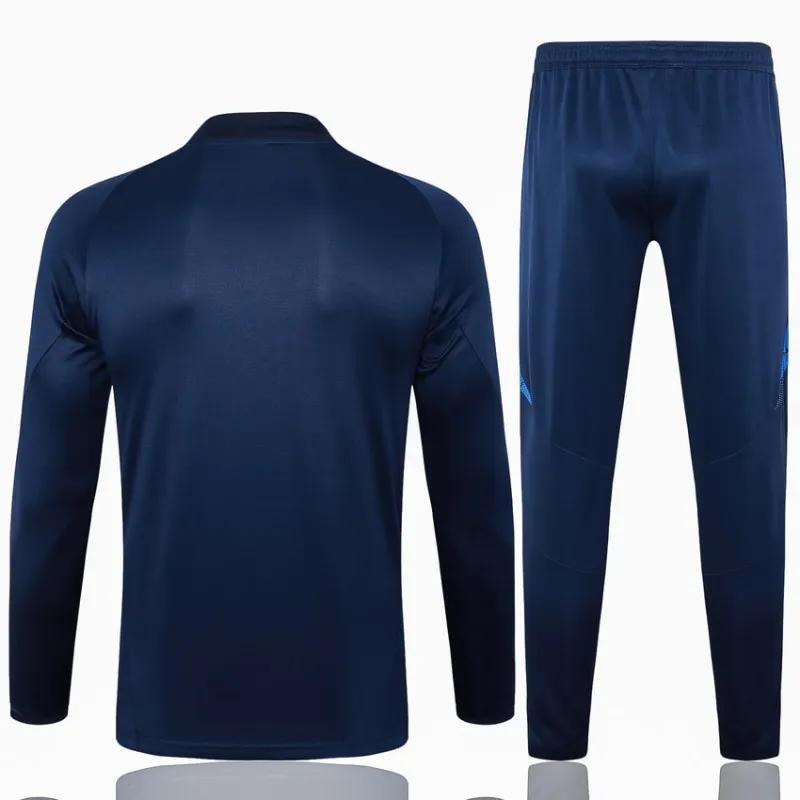 Tenue de sport à manches longues + pantalons d'Italie 2024/25 - bleu
