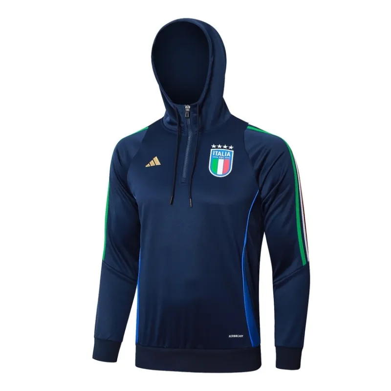 Tuta da sport con cappuccio + pantaloni d'Italia 2024/25 - blu