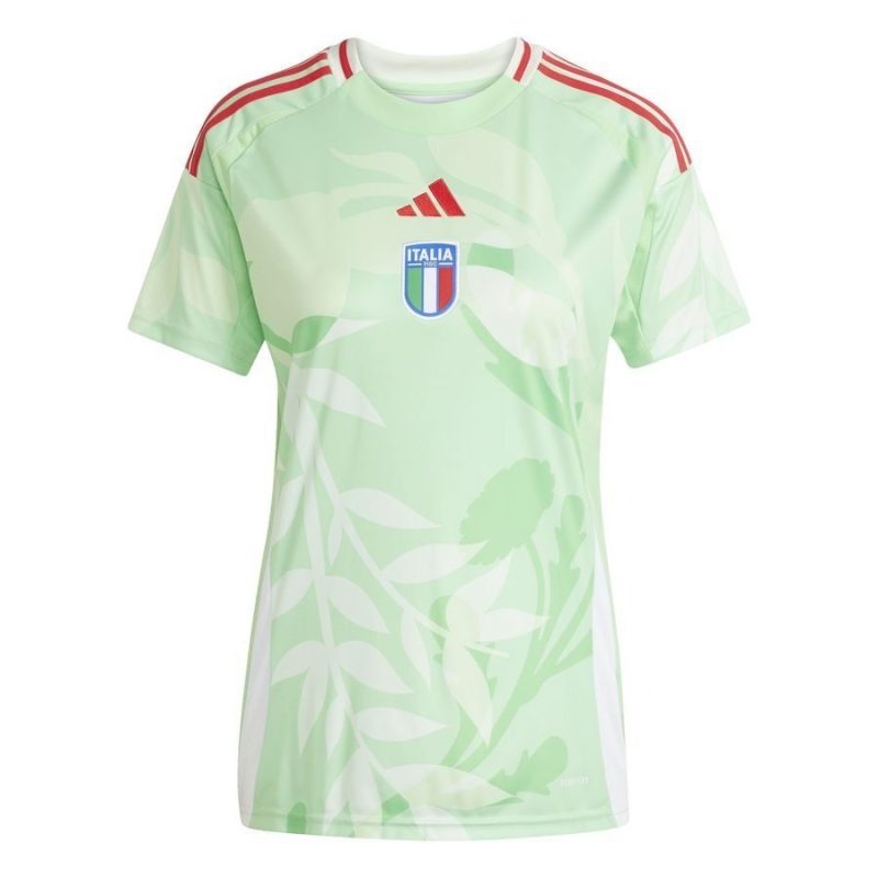 Italia 2024 EURO Trasferta Maglia Donna Verde Chiaro