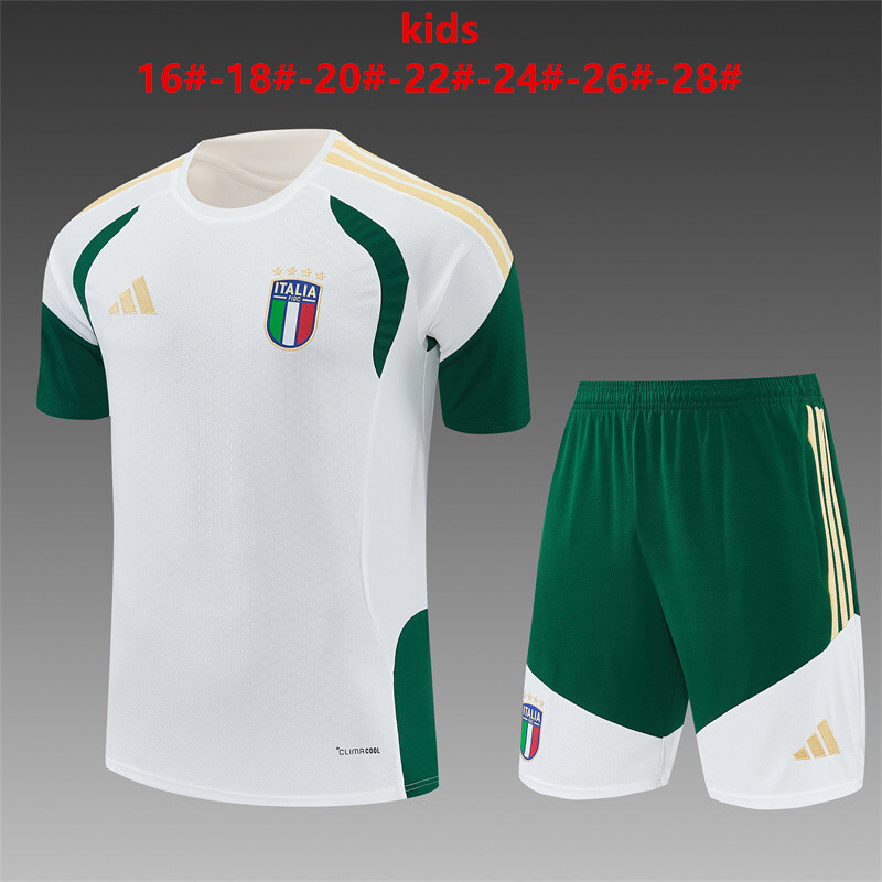 Italia 2026/27 Conjunto de Entrenamiento Infantil blanco