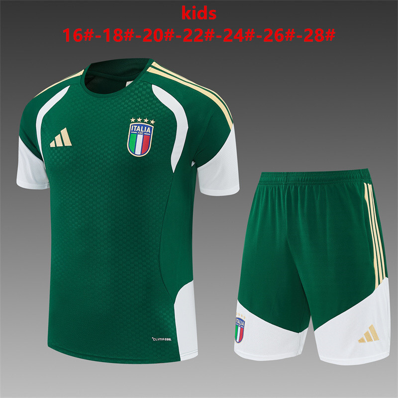 Italie 2026/27 Ensemble Entraînement Enfan vert