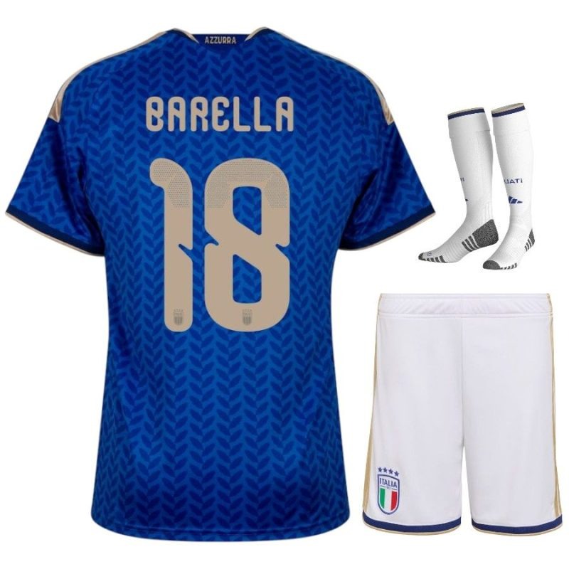 Italia BARELLA 2026/27 Kit Bambino Casa - Blu