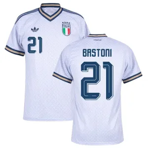 Italy BASTONI 2026/27 Away Jersey White