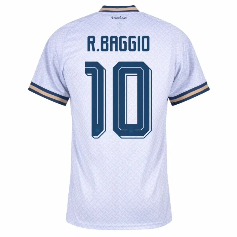 Italy R.BAGGIO 2026/27 Away Jersey White