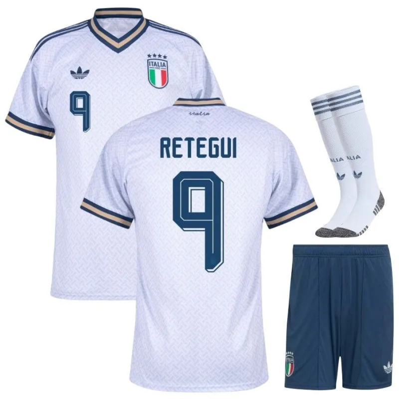 Italia RETEGUI 2026/27 Maglia Trasferta Bambino Bianco