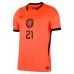 Maillot Domicile Pays-Bas F. DE JONG 2026/27 Orange