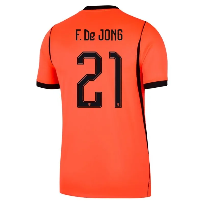 Maillot Domicile Pays-Bas F. DE JONG 2026/27 Orange
