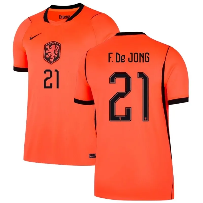 Maillot Domicile Pays-Bas F. DE JONG 2026/27 Orange