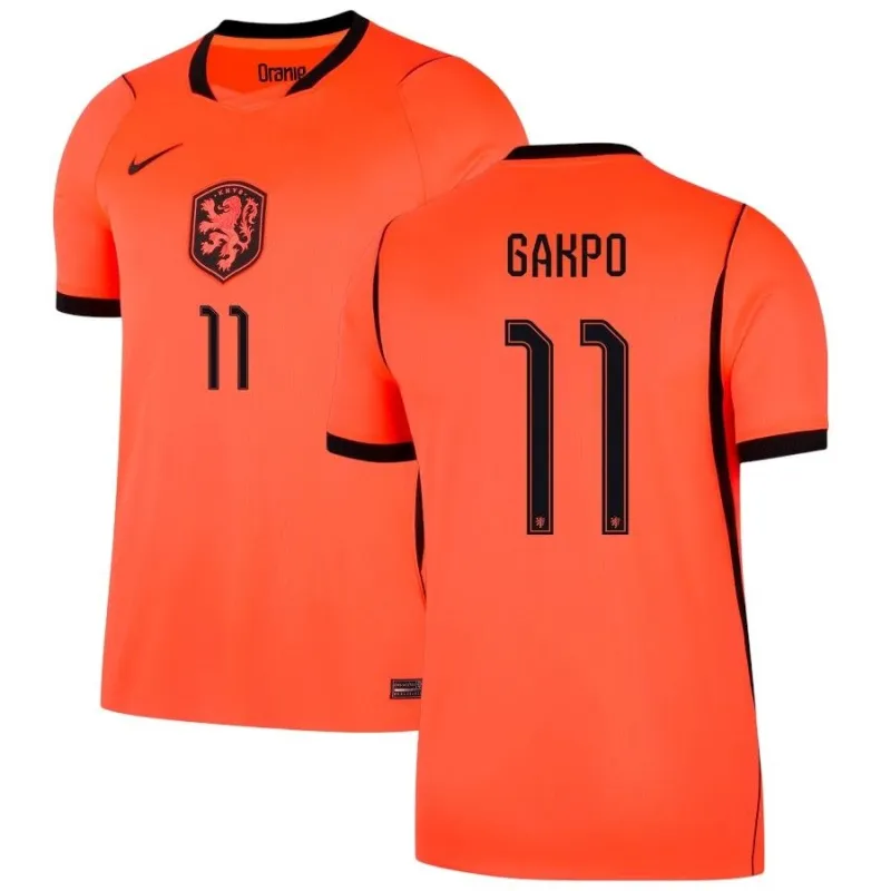Maillot Domicile Pays-Bas GAKPO 2026/27 Orange