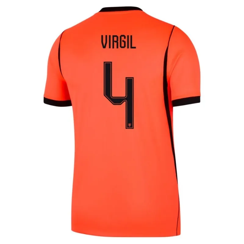 Netherlands VIRGIL 2026/27 Home Jersey Orange