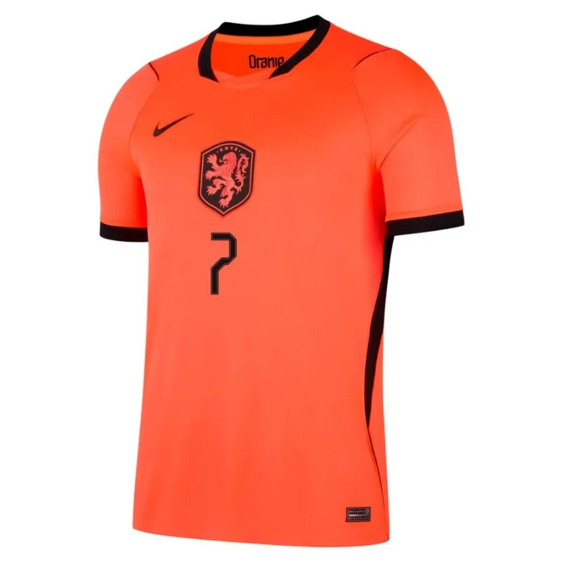 Netherlands XAVI 2026/27 Home Kids Kit Orange