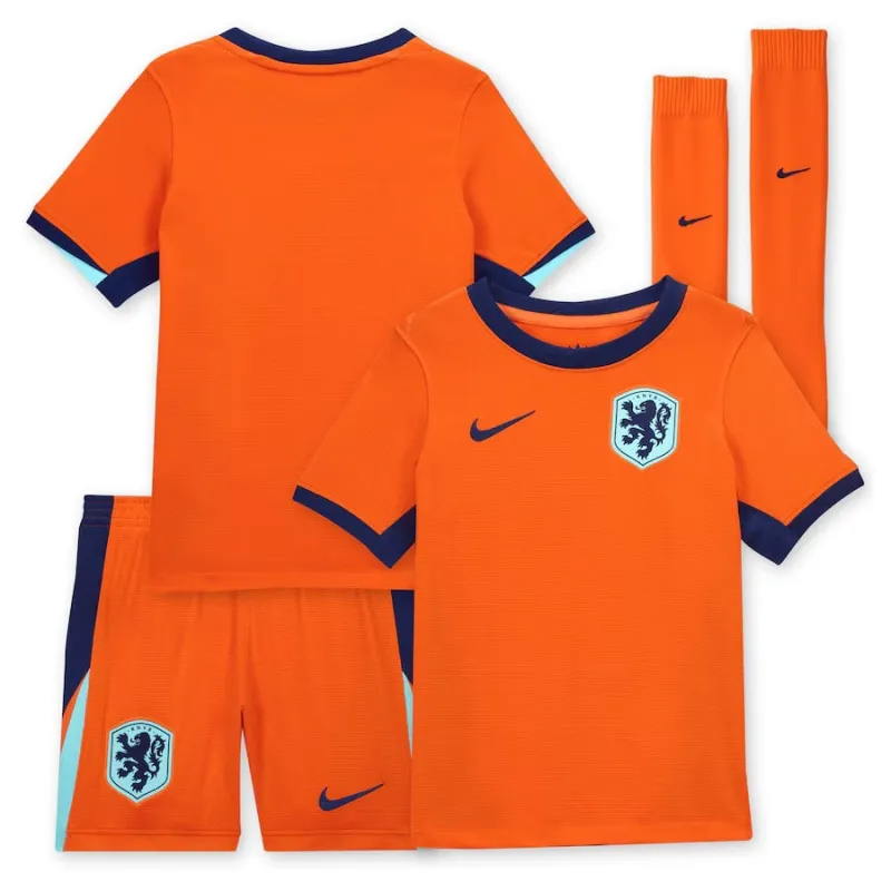 Ensemble de maillot domicile pour enfants des Pays-Bas 2024/25 - orange