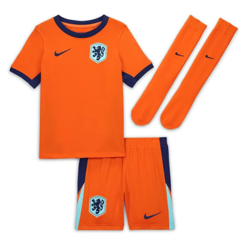 Ensemble de maillot domicile pour enfants des Pays-Bas 2024/25 - orange
