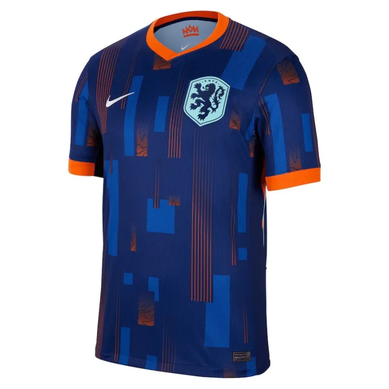 The Netherlands' 2024/25 away football jersey - blue