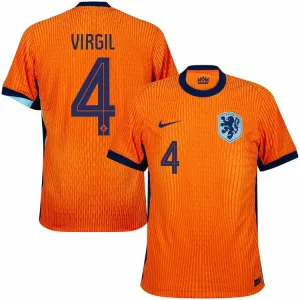 Virgil's Netherlands 2024/25 home football jersey - orange