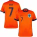 Xavi's Netherlands 2024/25 home football jersey - orange