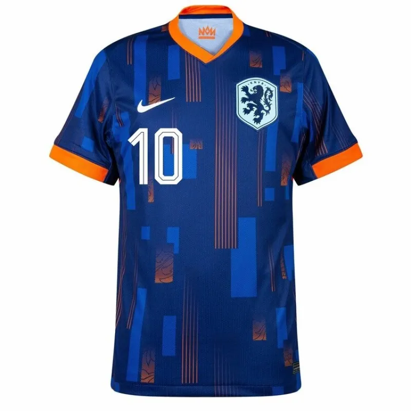 Le maillot d'extérieur des Pays - Bas 2024/25 de Memphis - bleu