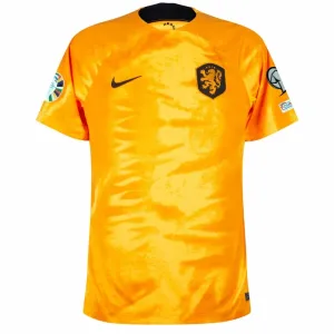 Netherlands' 2024 UEFA Euro home football jersey - orange
