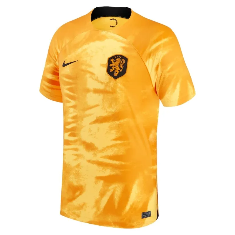 Netherlands' 2022 FIFA World Cup home football jersey - orange