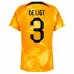 La camiseta local de los Países Bajos para la Copa Mundial de Fútbol 2022 de De Ligt - naranja