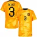 La camiseta local de los Países Bajos para la Copa Mundial de Fútbol 2022 de De Ligt - naranja
