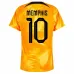 Memphis' Netherlands 2022 FIFA World Cup home football jersey - orange