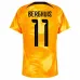 Camiseta local de los Países Bajos para la Copa Mundial de Fútbol 2022 de Berghuis - naranja