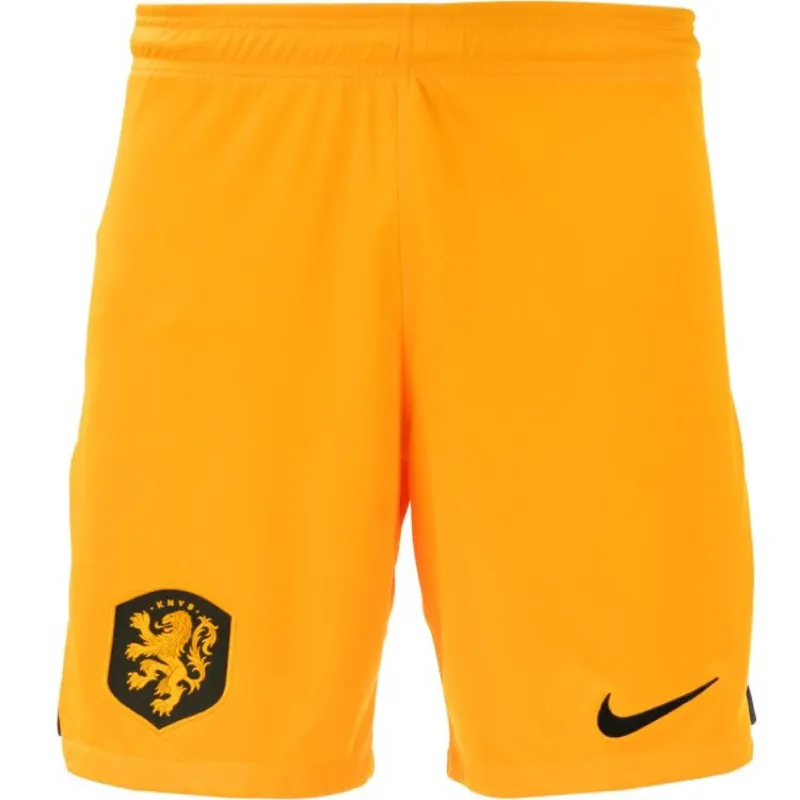 Netherlands' 2022/23 home football shorts - orange