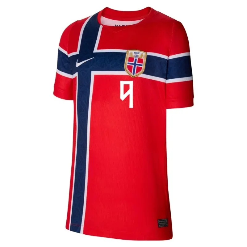 Norway HAALAND 2026/27 kids home jersey red
