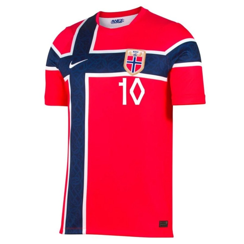 Norway 2026/27 World Cup Home Kids Kit ODEGAARD