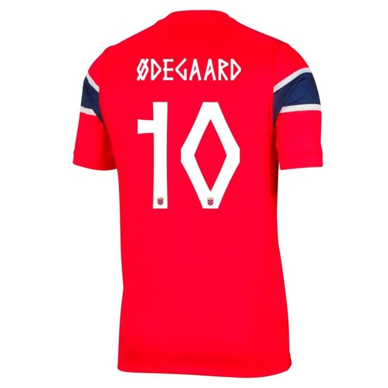 Norway 2026/27 World Cup Home Kids Kit ODEGAARD