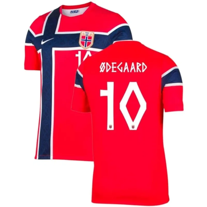 Norwegen ODEGAARD 2026/27 Heimtrikot rot