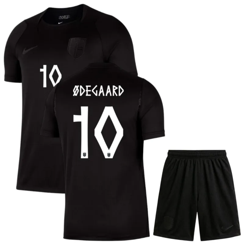 Norway 2026/27 World Cup Away Kids Kit ODEGAARD