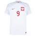 Lewandowski, maillot principal de la Pologne pour la Coupe du monde 2022 - Blanc