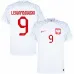 Lewandowski, maillot principal de la Pologne pour la Coupe du monde 2022 - Blanc