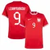 Lewandowski, Poland's away jersey for the 2022 World Cup - Red