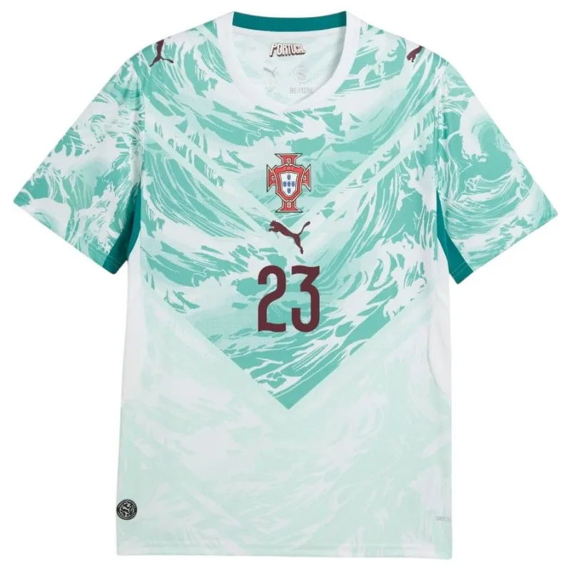 Portugal VITINHA 2026/27 Away Kids Kit Green