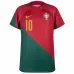 Bernardo's Portugal 2022 FIFA World Cup Home Jersey - Red and Green