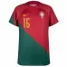 Rafael Leão's Portugal 2022 FIFA World Cup Home Jersey - Red and Green