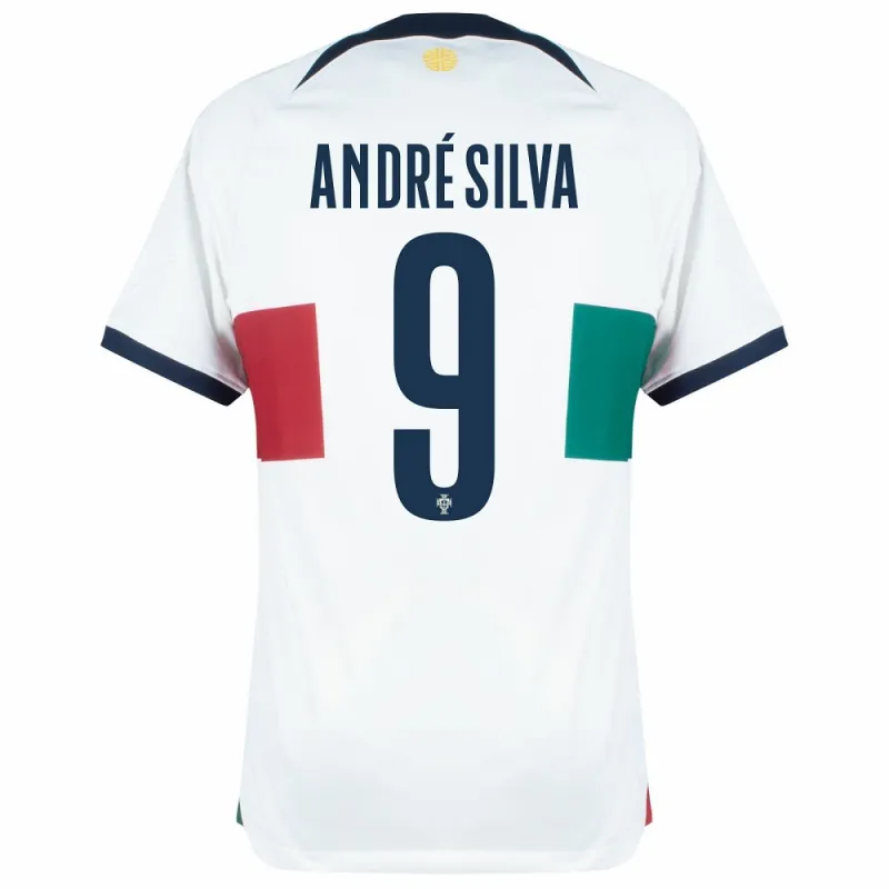 André Silva's Portugal 2022 FIFA World Cup Away Jersey - White
