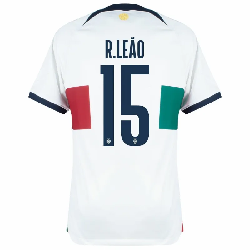 Rafael Leão's Portugal 2022 FIFA World Cup Away Jersey - White